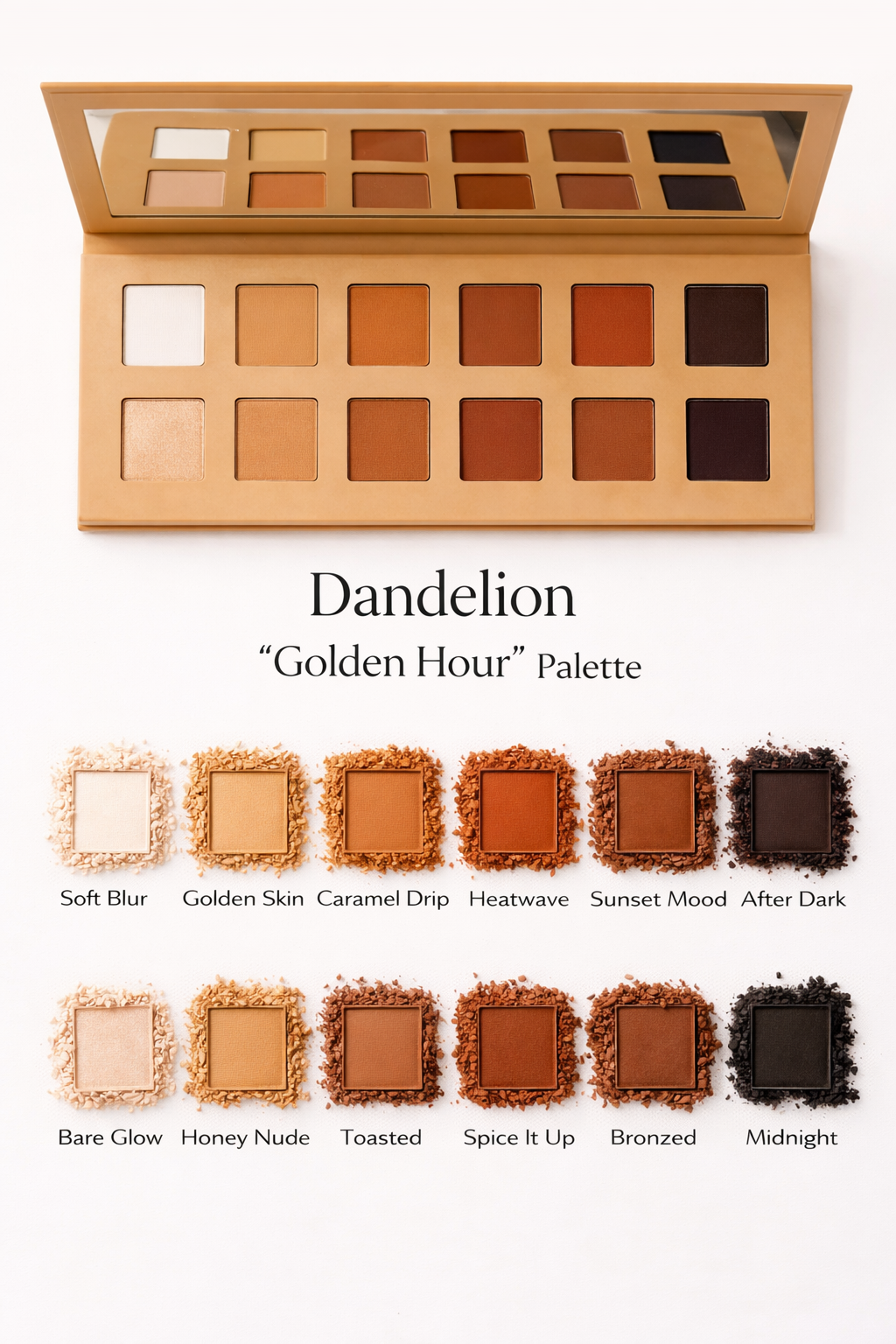 Dandelion golden hour palette