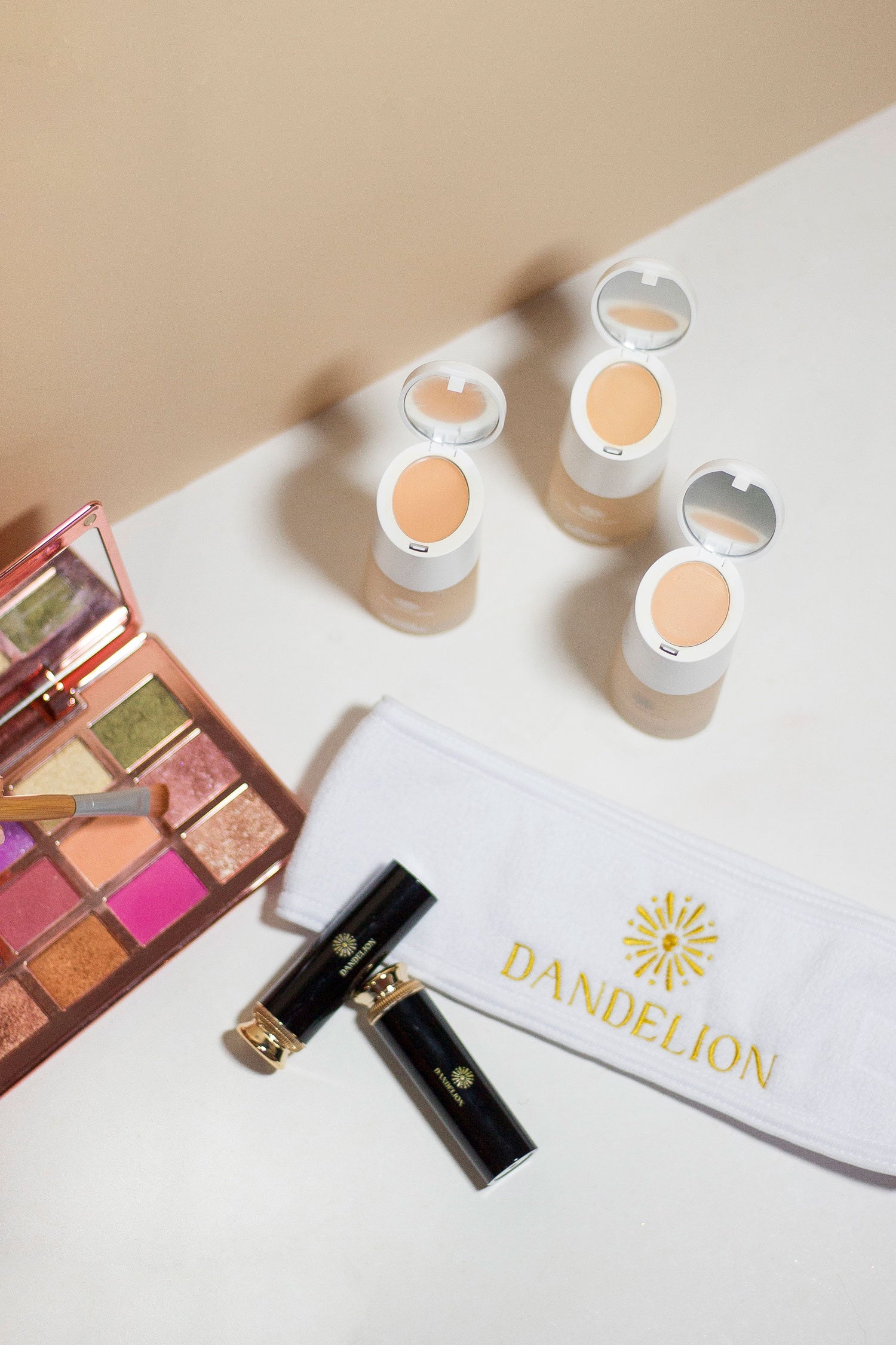 Matt foundation and concealer