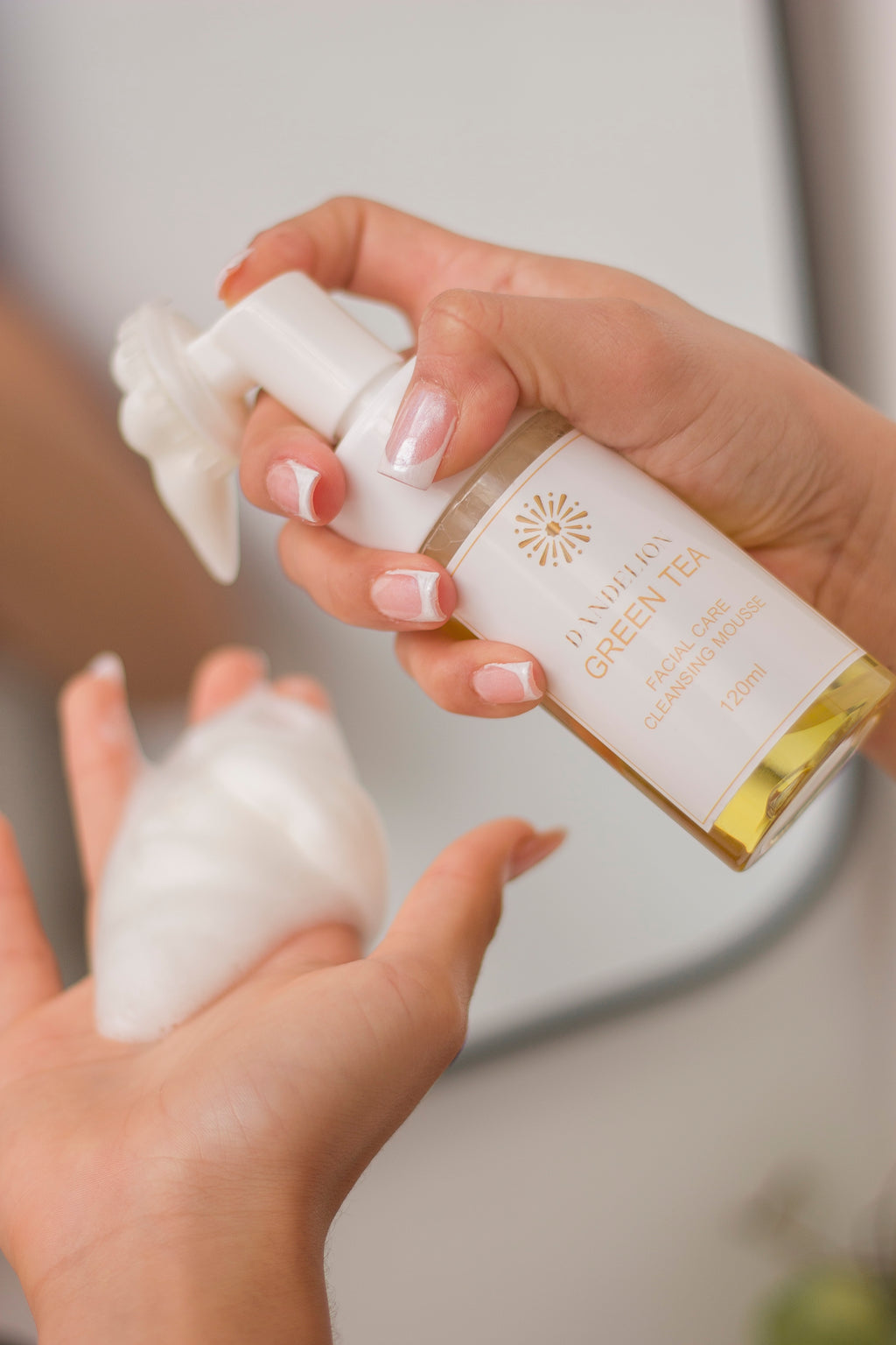 Green tea face wash