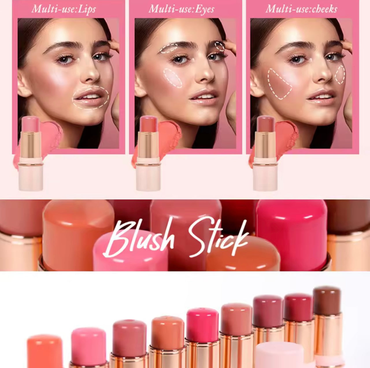 Multi Use Color Blush Stick